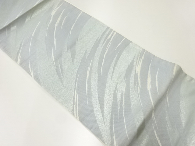 JAPANESE KIMONO / ANTIQUE FUKURO OBI / SILK / WOVEN ABSTRACT PATTERN